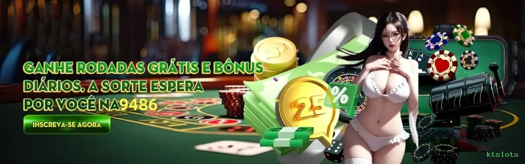 Aplicativo móvel ktslots para iOS e Android